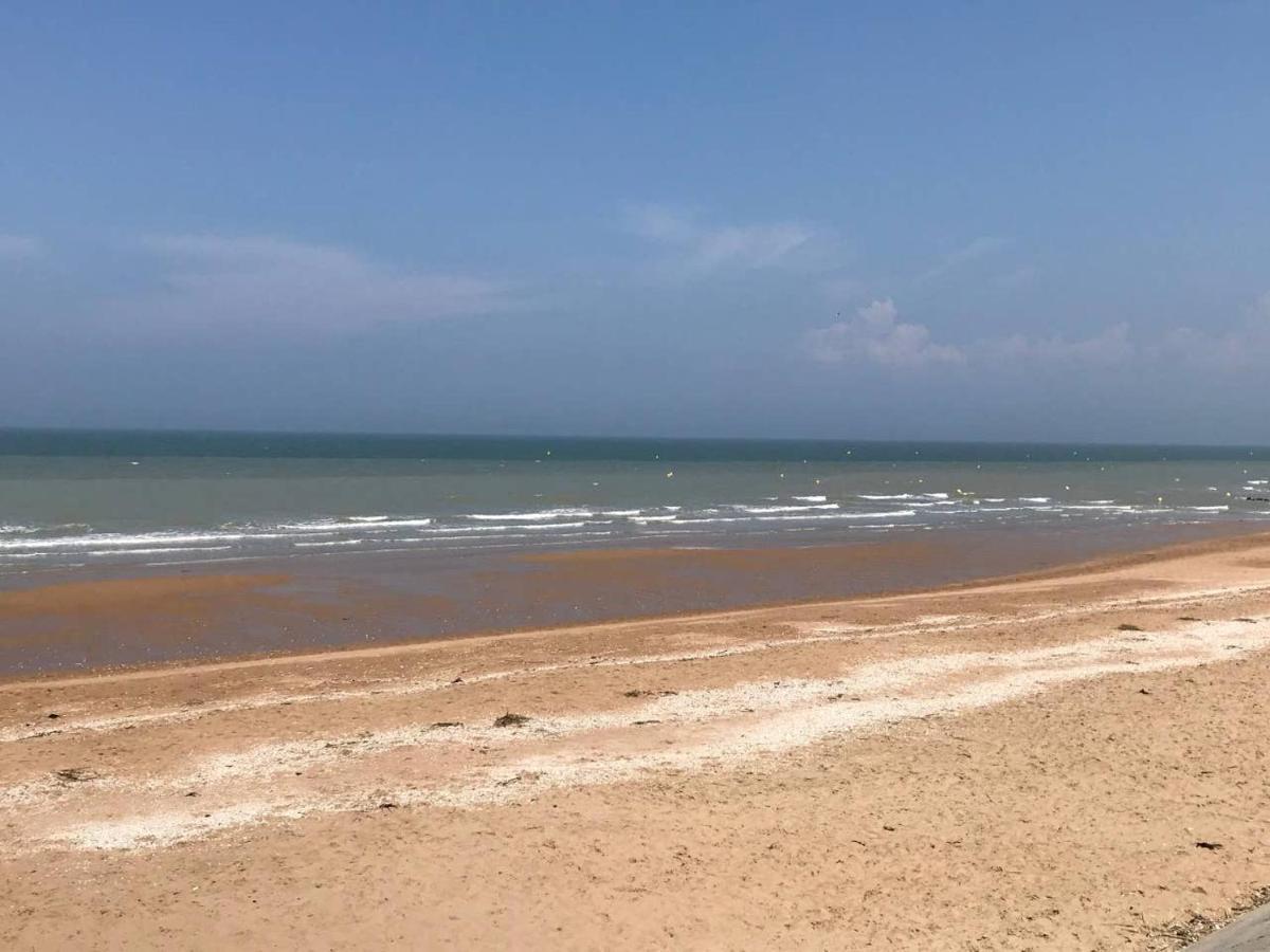 Beau Front De Mer Cosy Acces Direct Plage St Aubin Sur Mer Bernieres-sur-Mer Bagian luar foto
